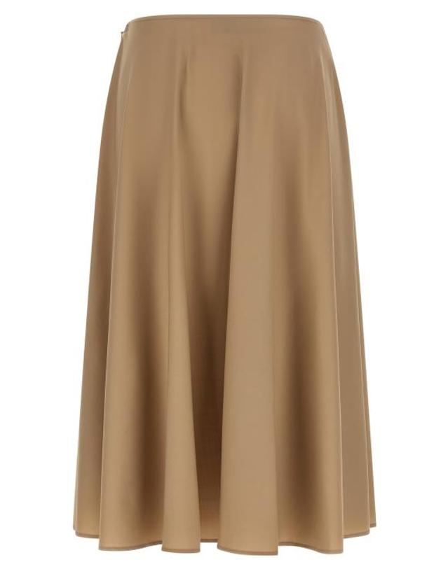 모스키노 [해외직구] 26FW 모스키노 미디 스커트 A013654220084 Beige 착용컷