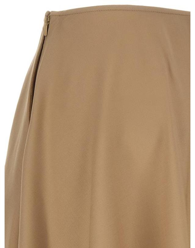 모스키노 [해외직구] 26FW 모스키노 미디 스커트 A013654220084 Beige 착용컷