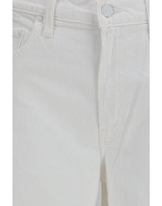 마더 [해외직구] 26SS 마더 스트레이트 팬츠 12488544 TNN WHITE 착용컷