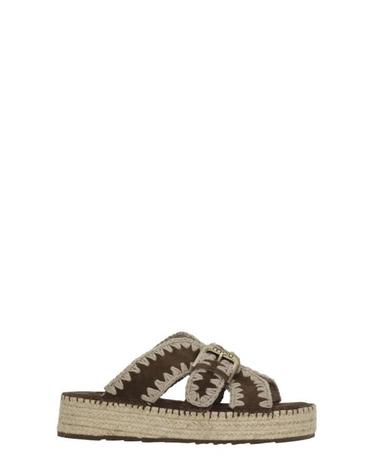 [해외직구] 26SS 모우 뮬 슬리퍼 MUSW641003A DPB Marrone