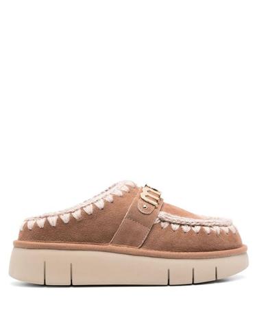 [해외직구] 26FW 모우 뮬 슬리퍼 FW531001A PKBRO PINK BROWN