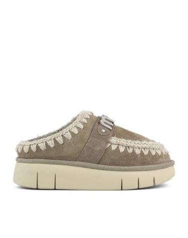 마우 [해외직구] 25FW 모우 뮬 슬리퍼 MU FW531001A ELGR Grey