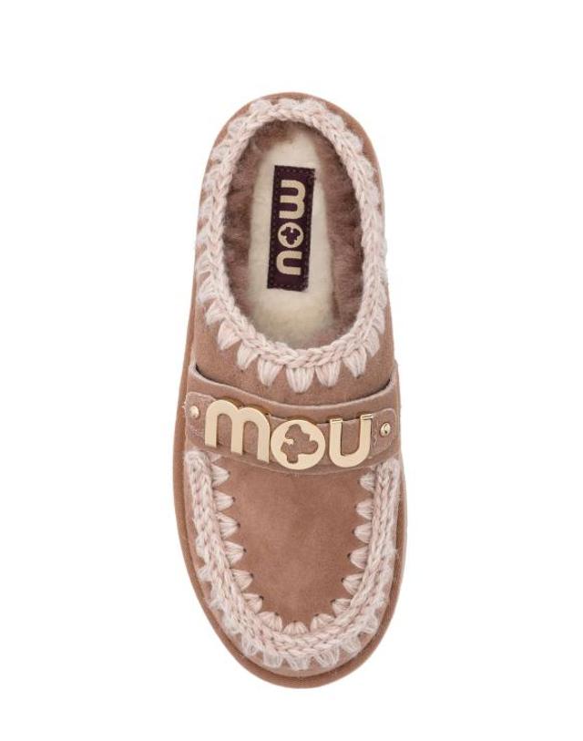 마우 [해외직구] 26FW 모우 뮬 슬리퍼 FW531001A PKBRO PINK BROWN 착용컷