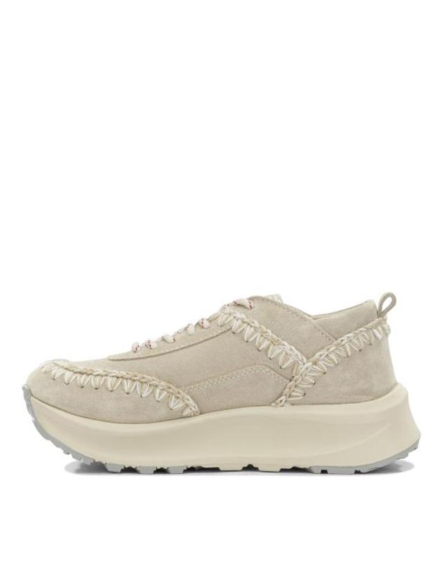 마우 [해외직구] 26FW 모우 스니커즈 MUFW761000ACHALK WHITE 착용컷