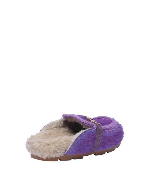 마우 [해외직구] 26FW 모우 뮬 슬리퍼 431000DLHPPUR PURPLE 착용컷