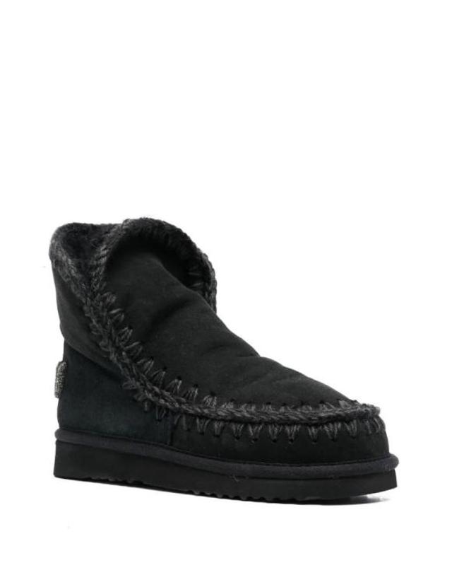 마우 [해외직구] 24FW 모우 에스키모 18 스티티 앵클 부츠 MU FW101050A BKBK Black 착용컷
