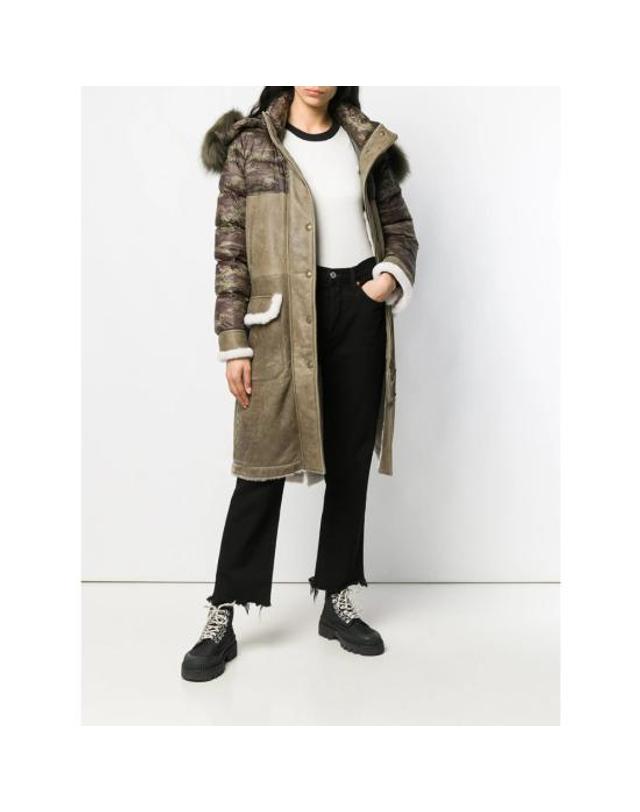 미스터앤미세스 [해외직구] 19FW 미스터앤미세스퍼 롱패딩 XCO0105 CAMOU GREEN 착용컷