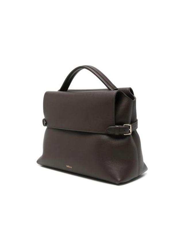 멀버리 [해외직구] 26FW 멀버리 토트백 HH0197 771 A110 BROWN 착용컷
