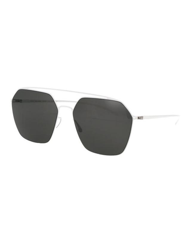 마이키타 [해외직구] 26SS 마이키타 선글라스 MMESSE016 333 white 착용컷