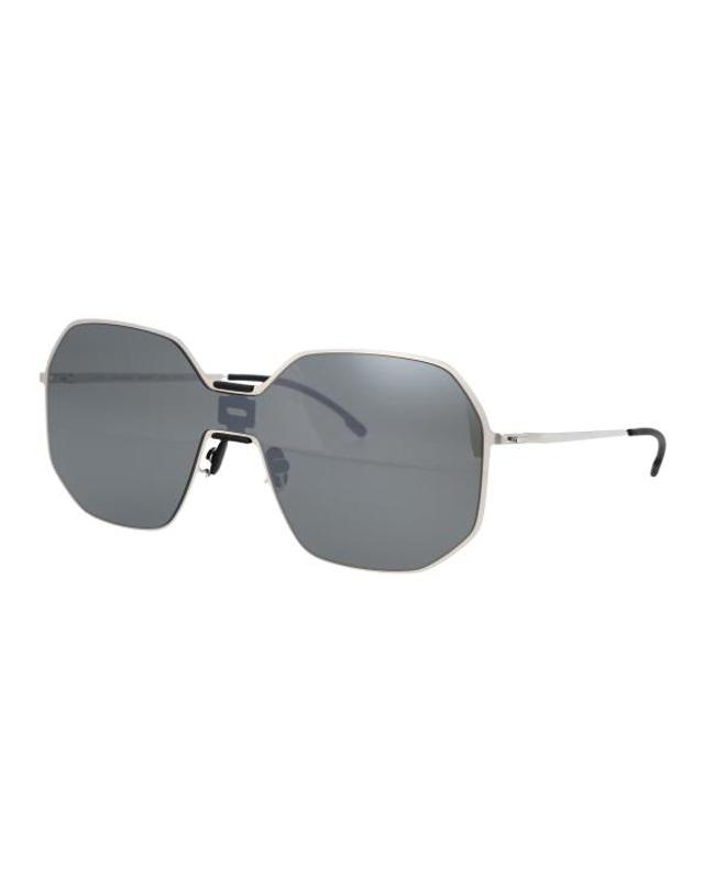 마이키타 [해외직구] 25SS 마이키타 선글라스 MMECHO003 351 MH22 PITCH BLACK SHINY SILVER SILVER FLA 착용컷