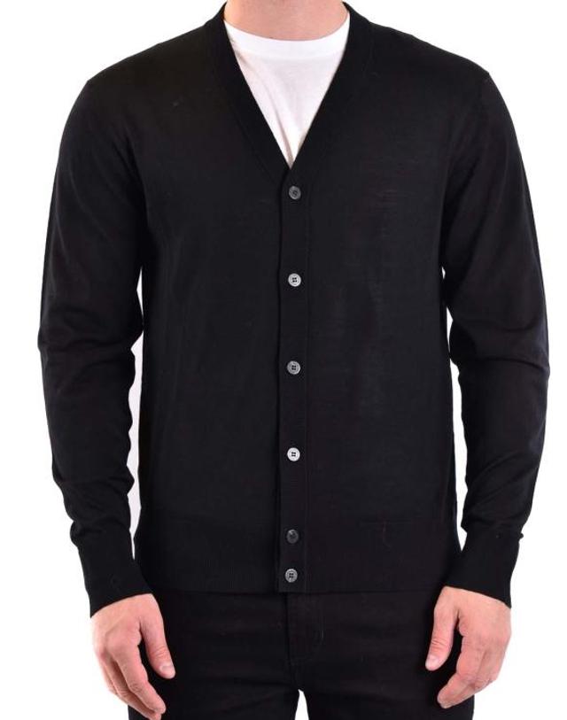 닐 바렛 [해외직구] 23FW 닐바렛 가디건 NBV7MA154AV604001 BLACK 착용컷