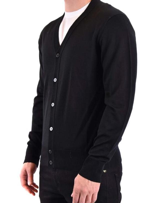 닐 바렛 [해외직구] 23FW 닐바렛 가디건 NBV7MA154AV604001 BLACK 착용컷
