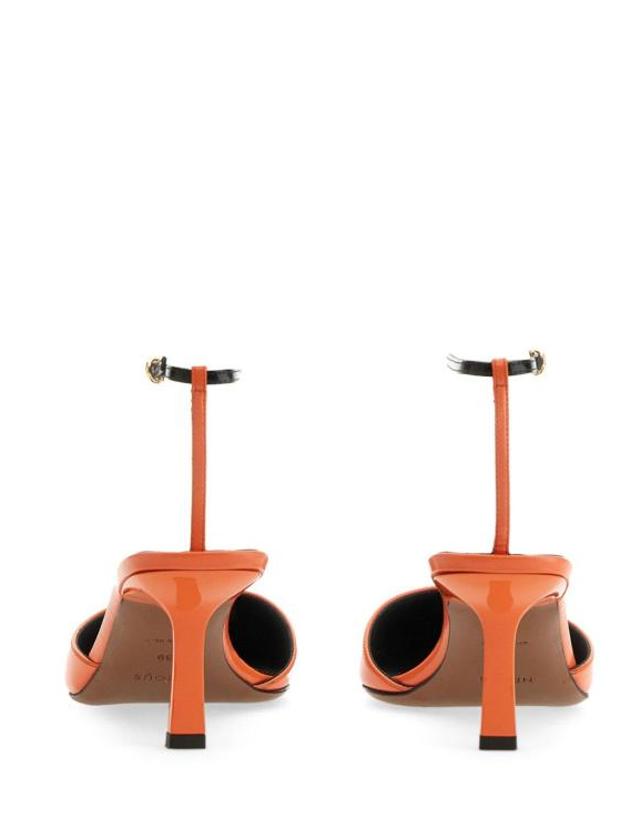 누스 [해외직구] 22FW 누스 힐 펌프스 00355AS20AS01ORANGE Orange 착용컷