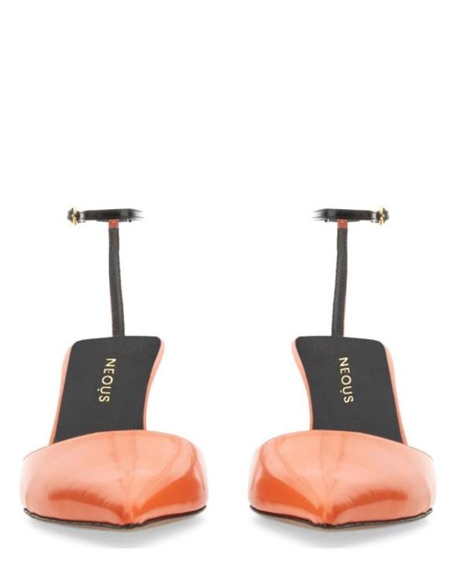 누스 [해외직구] 22FW 누스 힐 펌프스 00355AS20AS01 ORANGE Orange 착용컷