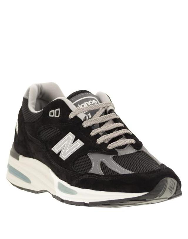 뉴발란스 [해외직구] 26SS 뉴발란스 991 스니커즈 U991 BLACK 착용컷
