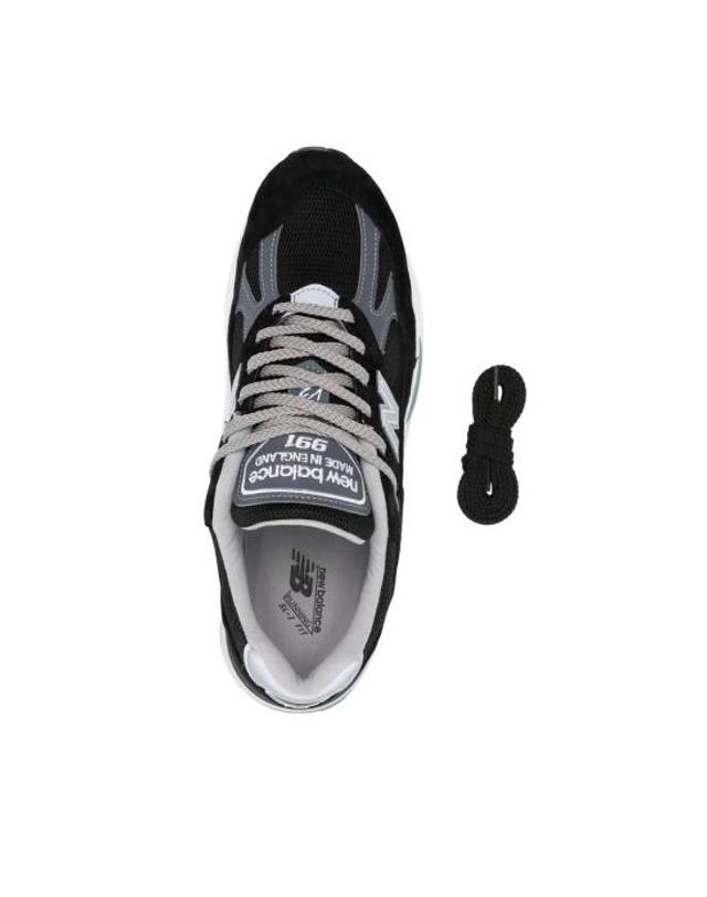 뉴발란스 [해외직구] 25FW 뉴발란스 991 스니커즈 U991BK2 BLACK GREY 착용컷