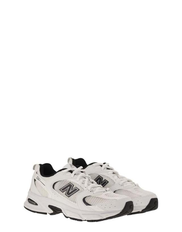 뉴발란스 [해외직구] 25SS 뉴발란스 530 스니커즈 MR530 EWB WHITE 착용컷