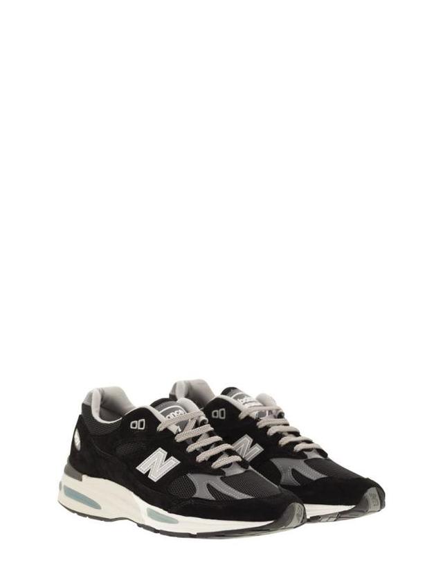뉴발란스 [해외직구] 24SS 뉴발란스 991 스니커즈 U991 BK2 BLACK 착용컷