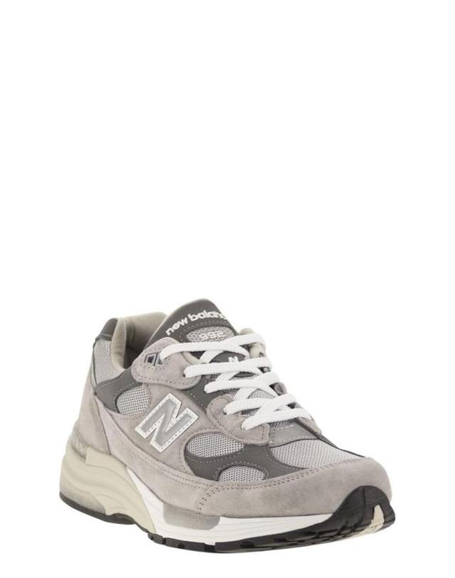 뉴발란스 [해외직구] 25FW 뉴발란스 992 메이드 인 USA 스니커즈 뉴발란스 U992 GY GREY 착용컷