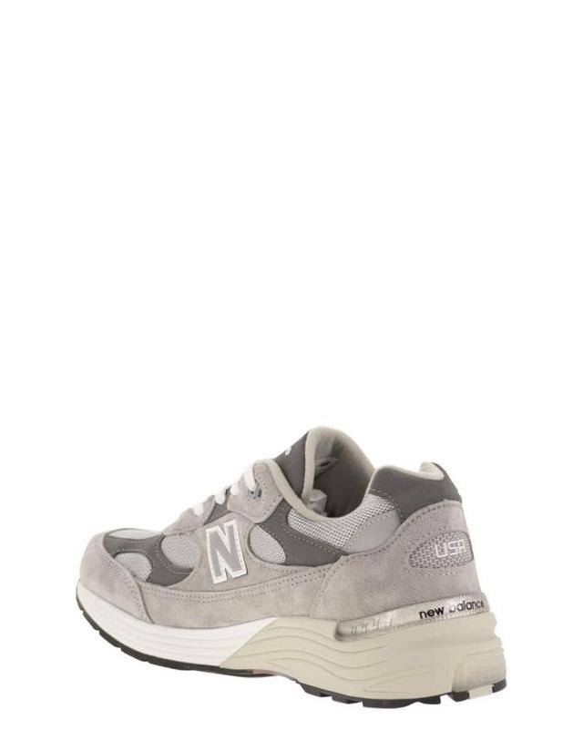 뉴발란스 [해외직구] 25FW 뉴발란스 992 메이드 인 USA 스니커즈 뉴발란스 U992 GY GREY 착용컷