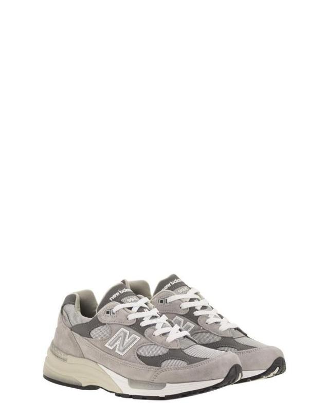 뉴발란스 [해외직구] 25FW 뉴발란스 992 메이드 인 USA 스니커즈 뉴발란스 U992 GY GREY 착용컷