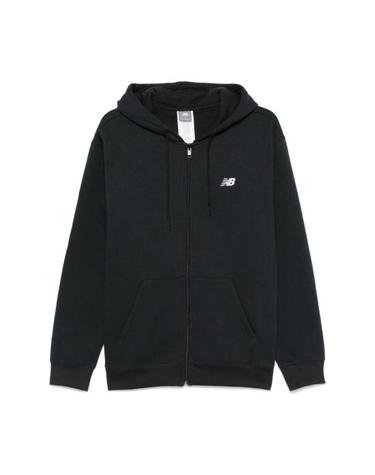 [해외직구] 26FW 뉴발란스 로고 플리스 풀집 후디 MJ41502BK BLACK