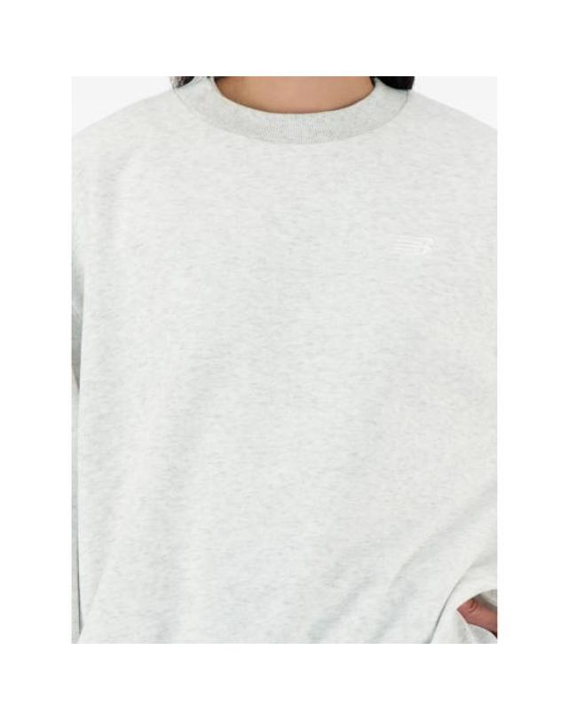 뉴발란스 [해외직구] 26SS 뉴발란스 긴팔 티셔츠 WT41508AHH GREY 착용컷