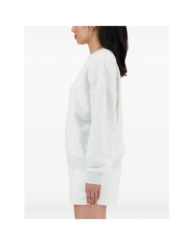 뉴발란스 [해외직구] 26SS 뉴발란스 긴팔 티셔츠 WT41508AHH GREY 착용컷
