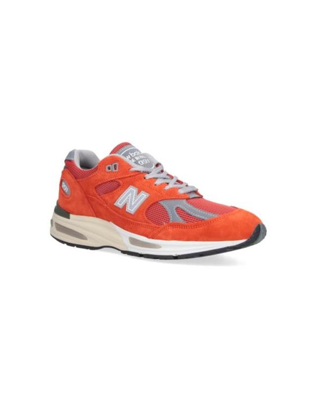 뉴발란스 [해외직구] 26SS 뉴발란스 991 스니커즈 U991VO2 Orange 착용컷