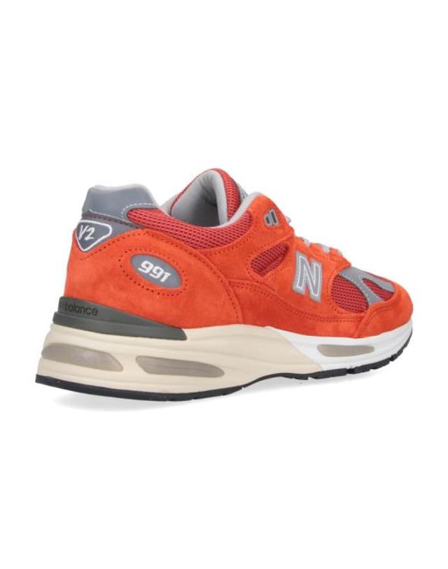 뉴발란스 [해외직구] 26SS 뉴발란스 991 스니커즈 U991VO2 Orange 착용컷