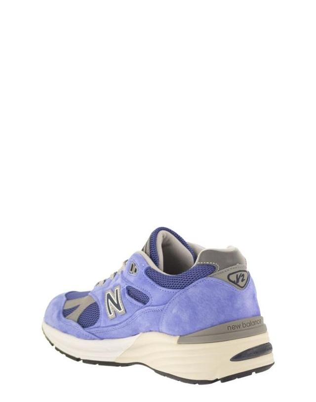 뉴발란스 [해외직구] 26FW 뉴발란스 991 스니커즈 U991 WB2 LIGHT BLUE 착용컷