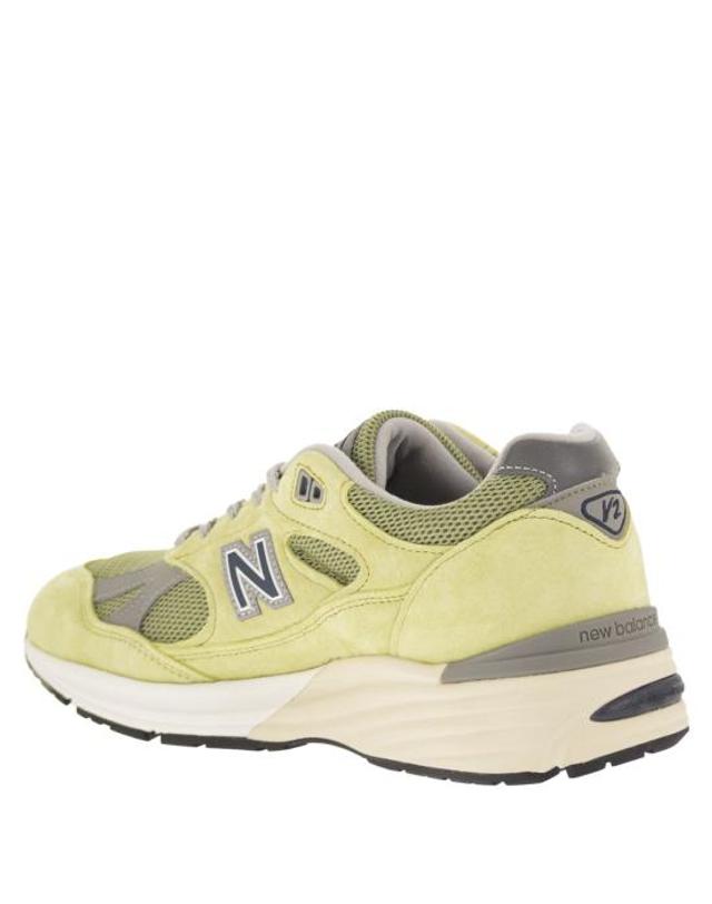 뉴발란스 [해외직구] 26FW 뉴발란스 991 스니커즈 U991 YELLOW 착용컷