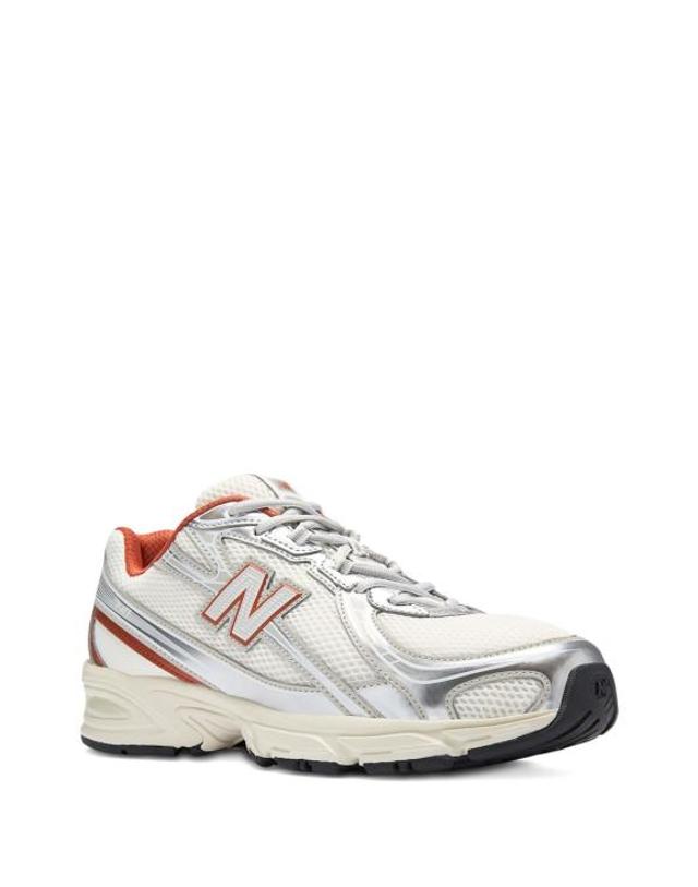 뉴발란스 [해외직구] 26SS 뉴발란스 740 스니커즈 U7403SBCINNAMON WHITE ORANGE 착용컷