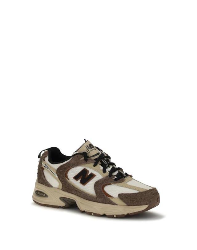 뉴발란스 [해외직구] 26FW 뉴발란스 530 스니커즈 MR530SNC GREYWHITE BROWN 착용컷