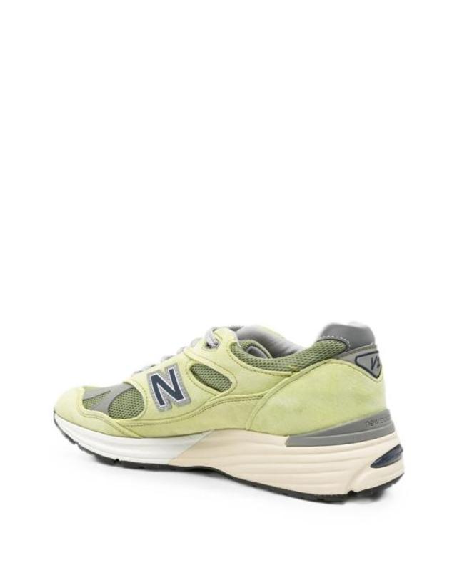 뉴발란스 [해외직구] 26FW 뉴발란스 991 스니커즈 U991WG2GREEN BANANA MOSS 착용컷