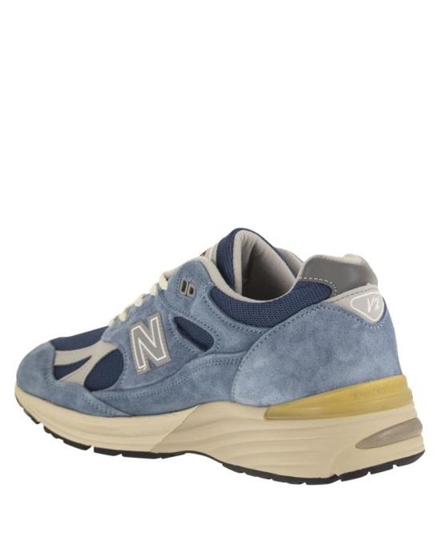 뉴발란스 [해외직구] 26FW 뉴발란스 991 스니커즈 U991 LIGHT BLUE 착용컷