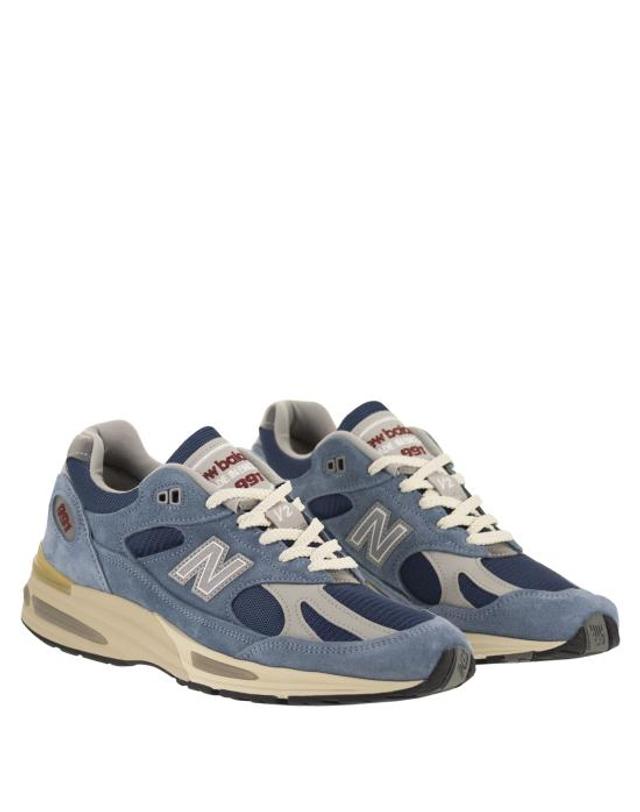 뉴발란스 [해외직구] 26FW 뉴발란스 991 스니커즈 U991 LIGHT BLUE 착용컷