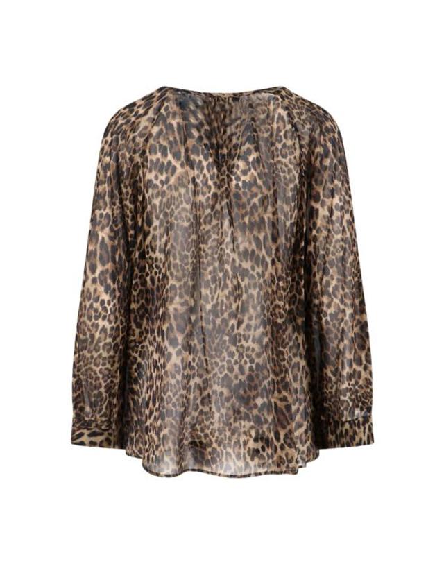 닐리 로탄 [해외직구] 26SS 닐리로탄 셔츠 561 W1722 VINTAGE LEOPARD PRINT BROWN 착용컷