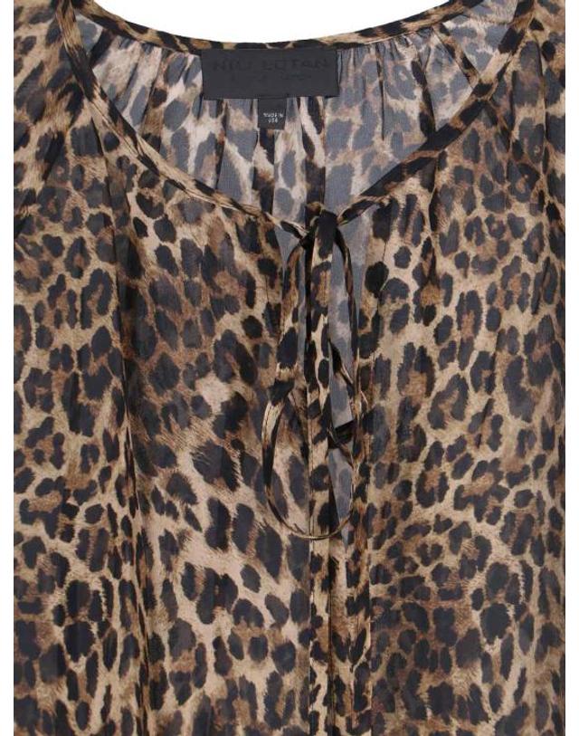 닐리 로탄 [해외직구] 26SS 닐리로탄 셔츠 561 W1722 VINTAGE LEOPARD PRINT BROWN 착용컷