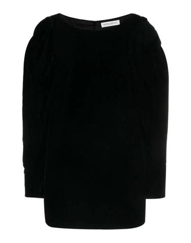 [해외직구] 23FW 니나리찌 미디 스커트 23ACRO028RA0044U9000 BLACK