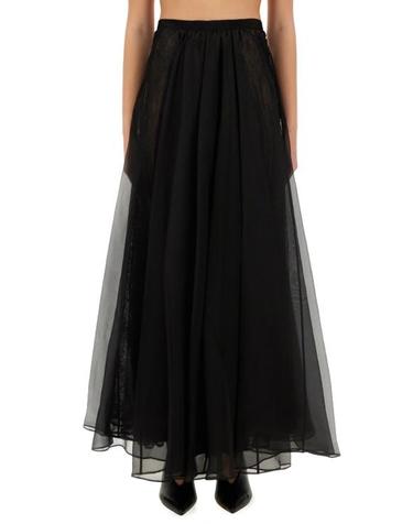 [해외직구] 25SS 니나리찌 미디 스커트 25PCJU020SE0789 U9000 BLACK