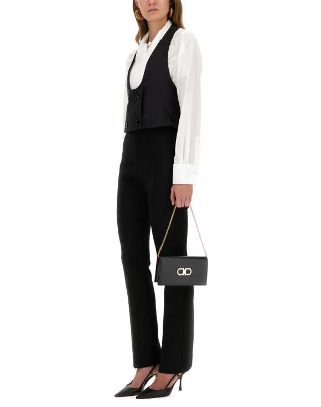 니나리치 [해외직구] 25FW 니나리찌 베스트 25ACTO030CO1099 U9000 BLACK 착용컷