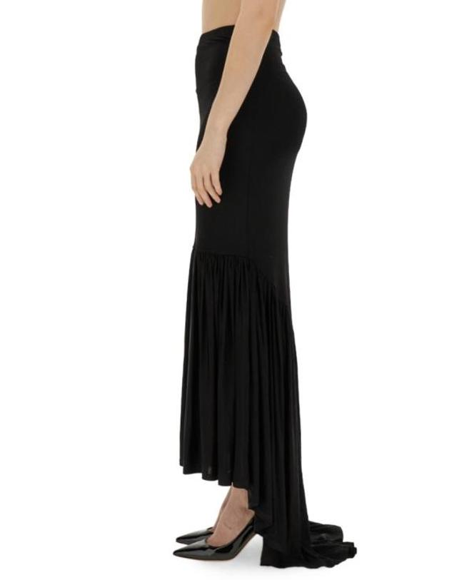 니나리치 [해외직구] 24SS 니나리찌 스커트 24PJJU023RA0045 U9000 Black 착용컷