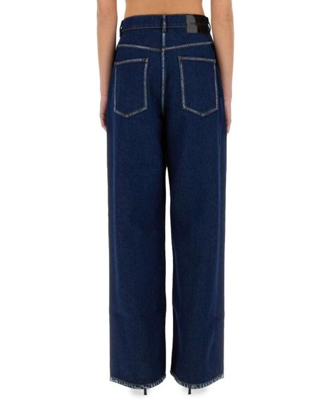 니나리치 [해외직구] 25SS 니나리찌 데님 팬츠 25PDPA017CO1095 U4610 DENIM 착용컷