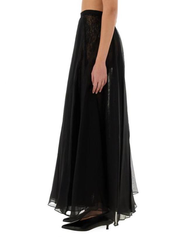 니나리치 [해외직구] 25SS 니나리찌 미디 스커트 25PCJU020SE0789 U9000 BLACK 착용컷