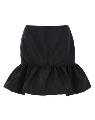 [해외직구] 26SS 니나리찌 미디 스커트 26PCJU018PL0440 U9000 BLACK