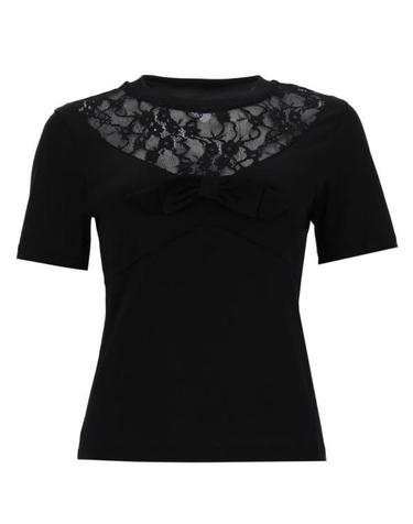 [해외직구] 26SS 니나리찌 반팔 티셔츠 26PJTO027CO1115 U9000 BLACK