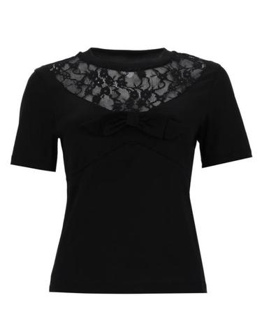 [해외직구] 26SS 니나리찌 반팔 티셔츠 26PJTO027CO1115 U9000 Black
