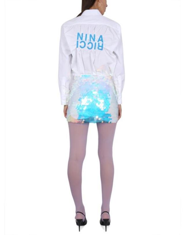 니나리치 [해외직구] 23SS 니나리찌 셔츠 99ICTO038PL0333 M1106 White 착용컷