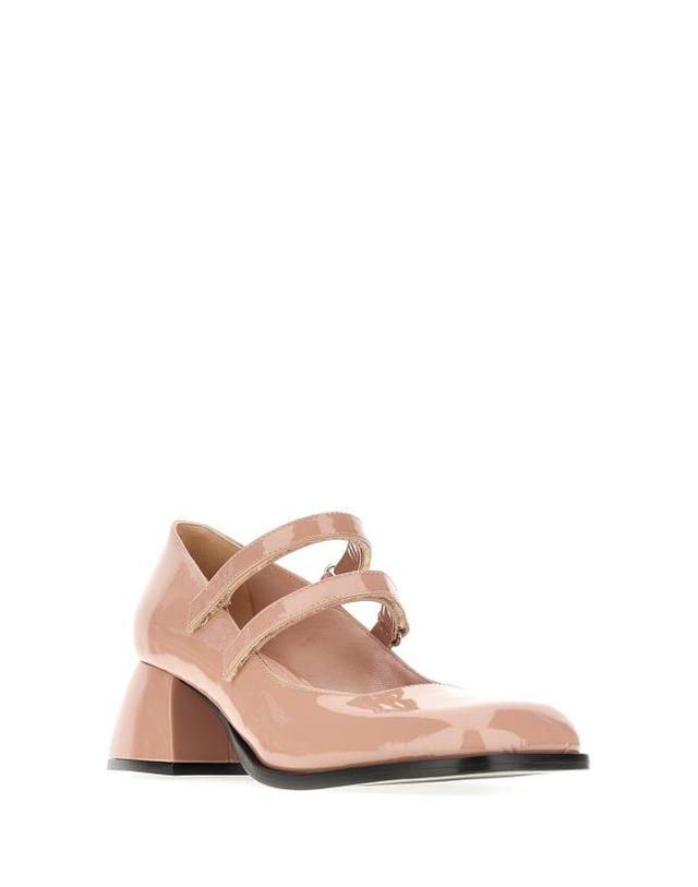 노달레토 [해외직구] 23FW 노달레토 힐 펌프스 NO1179112 BLUSH PATENT 착용컷